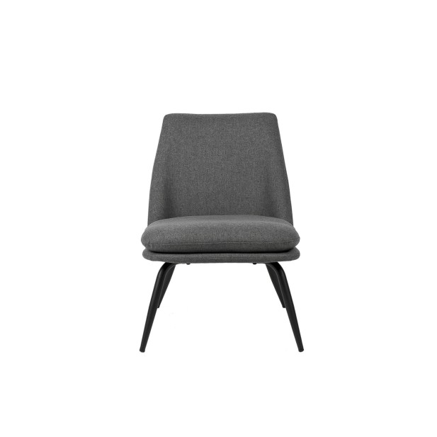 Butaca LUMEN, Textil Gris Oscuro / Metal