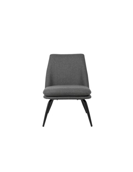 Butaca LUMEN, Textil Gris Oscuro / Metal