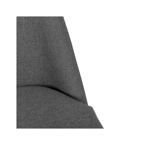 Butaca LUMEN, Textil Gris Oscuro / Metal