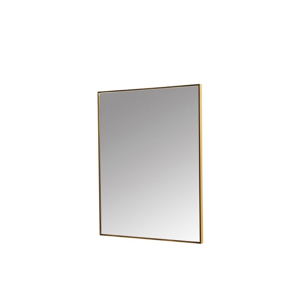Espejo TORINO 70x90 cm, Aluminio Dorado