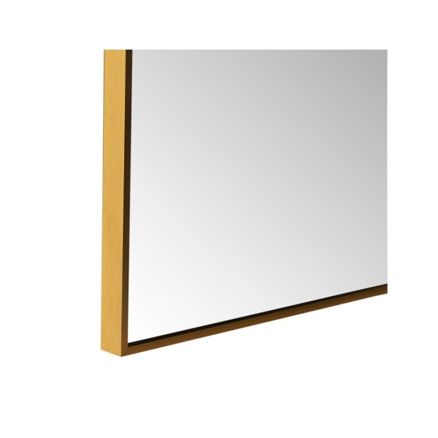 Espejo TORINO 70x90 cm, Aluminio Dorado