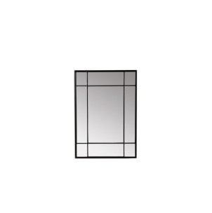 Espejo BRINDISI 100x70 cm, Metal Negro