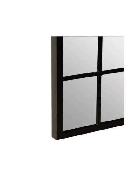 Espejo BRINDISI 100x70 cm, Metal Negro