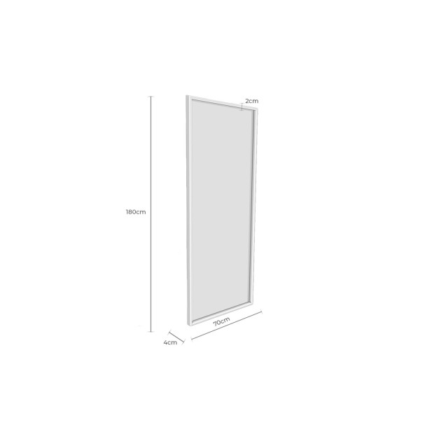 Espejo LARISSA 70x180 cm, Madera Natural