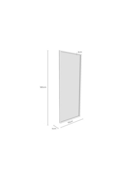 Espejo LARISSA 70x180 cm, Madera Natural
