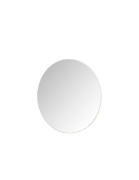 Espejo PEARL Ø90 cm, Aluminio Blanco
