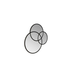 Espejo CAZIN 90x90 cm, MDF / Negro 2