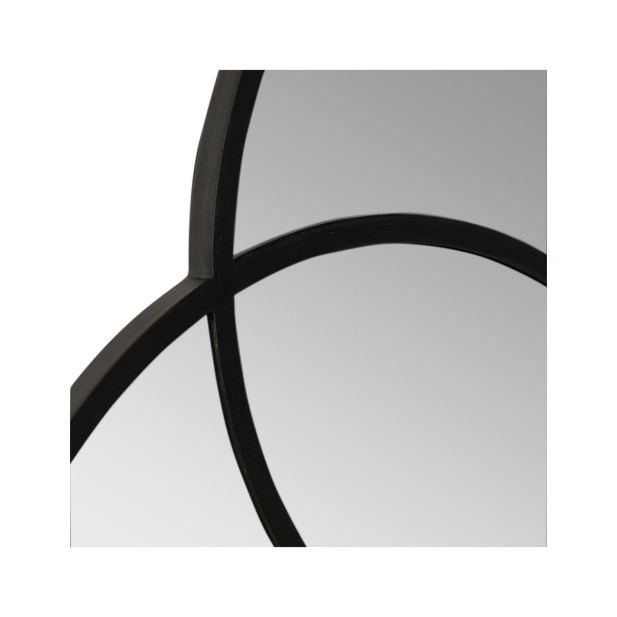 Espejo CAZIN 90x90 cm, MDF / Negro