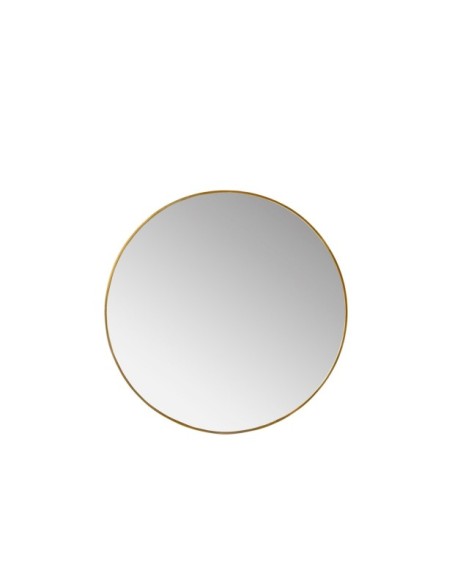 Espejo PEARL Ø90 cm, Aluminio Dorado