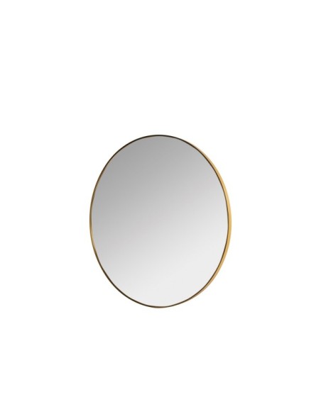 Espejo PEARL Ø90 cm, Aluminio Dorado