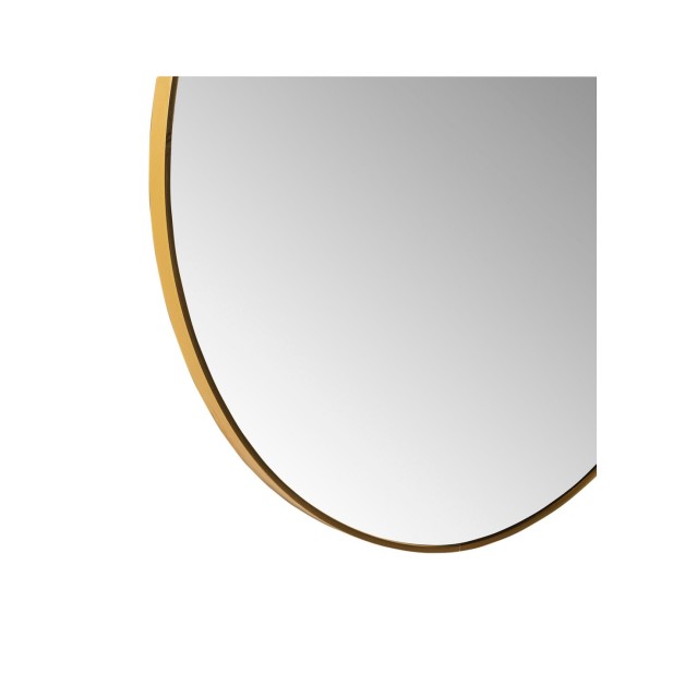 Espejo PEARL Ø90 cm, Aluminio Dorado