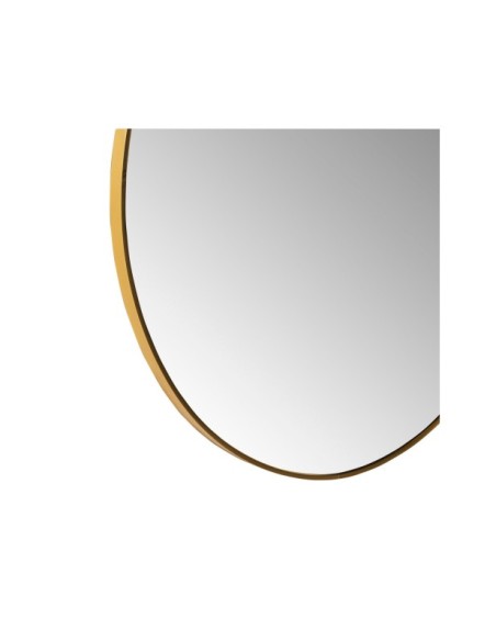 Espejo PEARL Ø90 cm, Aluminio Dorado