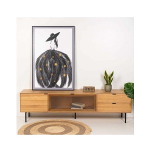 Cuadro FUR 80x120 cm, Negro 2