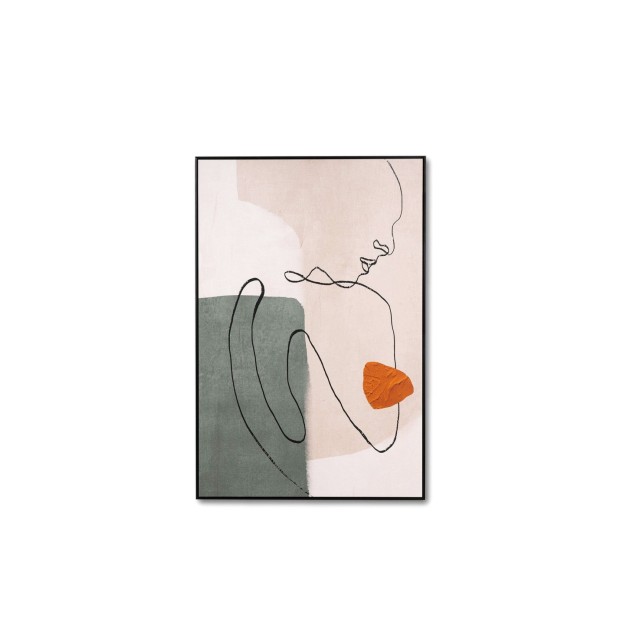 Cuadro MUNNE 80x120 cm, Negro