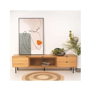Cuadro MUNNE 80x120 cm, Negro 2
