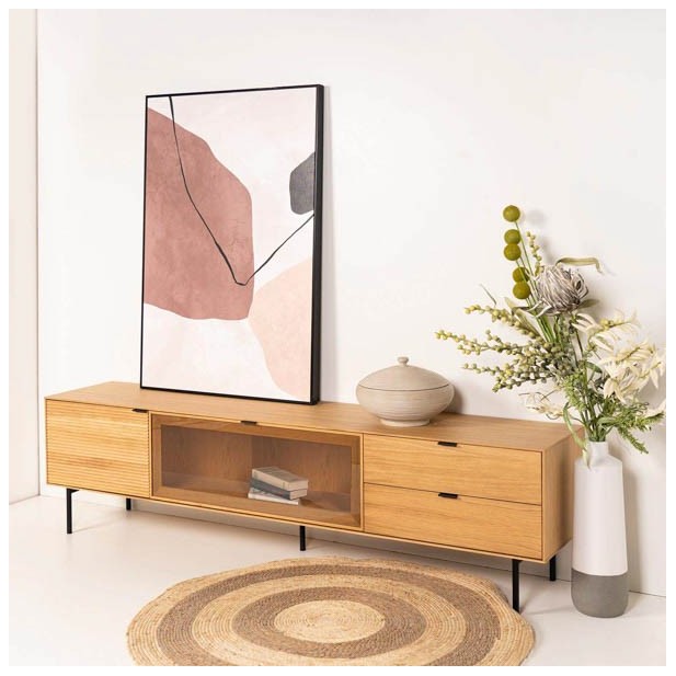 Cuadro RØRE 80x120 cm, Negro
