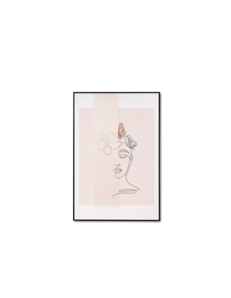 Cuadro KVINDER 80x120 cm, Negro