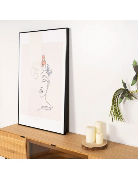 Cuadro KVINDER 80x120 cm, Negro