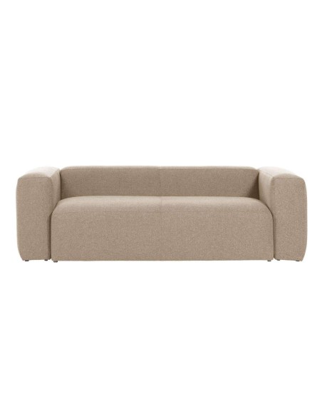 Sofá Blok 3 plazas beige 240 cm - Kave Home