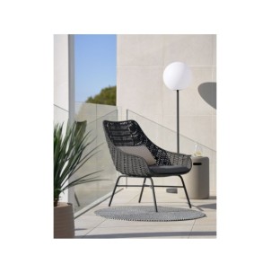 Butaca Abeli de cuerda negro - Kave Home 2