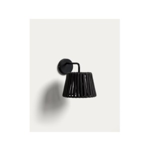 Aplique de pared para exterior Aldet de cuerda plana y...