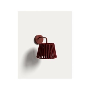 Aplique de pared para exterior Aldet de cuerda plana y...