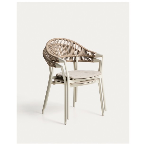 Silla apilable de exterior Alimia de...