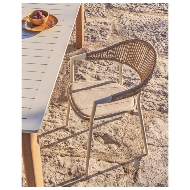 Silla apilable de exterior Alimia de...