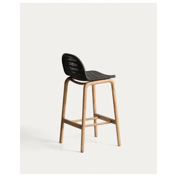 Taburete Alipa de madera maciza de...