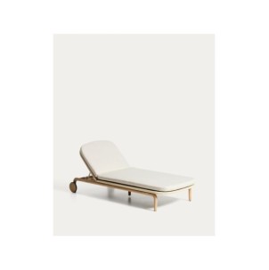 Tumbona Alipa de madera maciza de acacia y cuerda crudo...