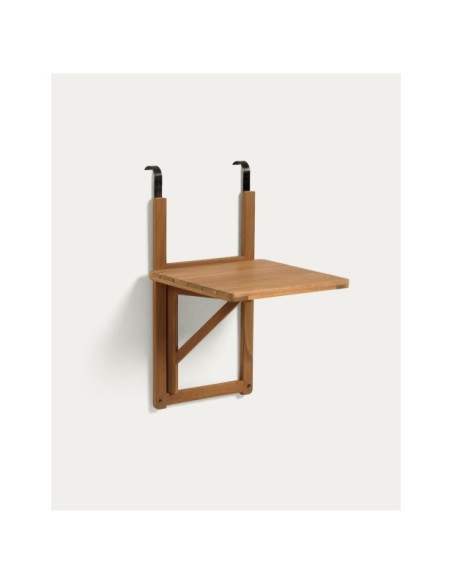 Mesa plegable de balcón Amarilis madera maciza acacia 40 x 42 cm FSC 100% - Kave Home
