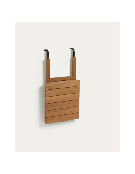 Mesa plegable de balcón Amarilis madera maciza acacia 40 x 42 cm FSC 100% - Kave Home