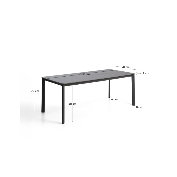 Mesa Anafi de piedra sinterizada y...
