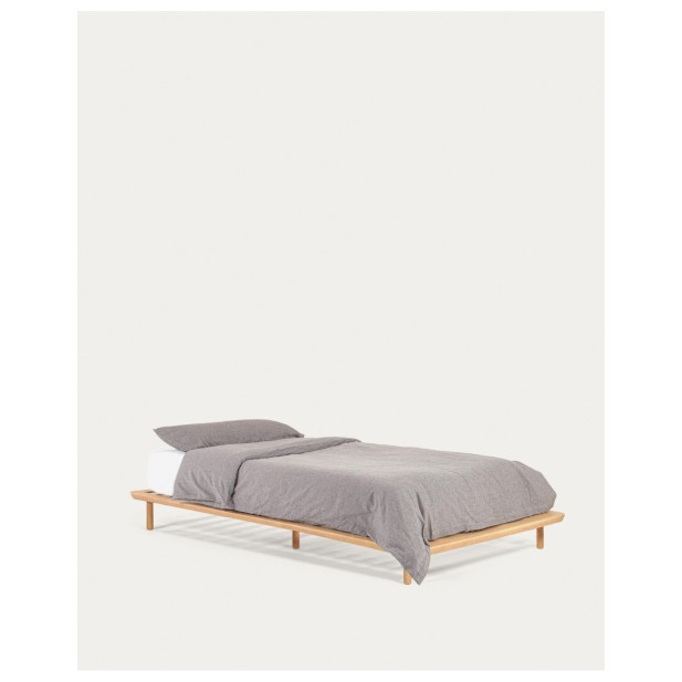Cama Anielle de madera maciza de...