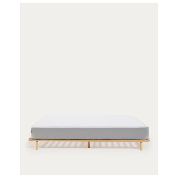 Cama Anielle de madera maciza de...