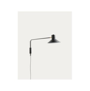 Aplique Aria de acero con acabado negro - Kave Home