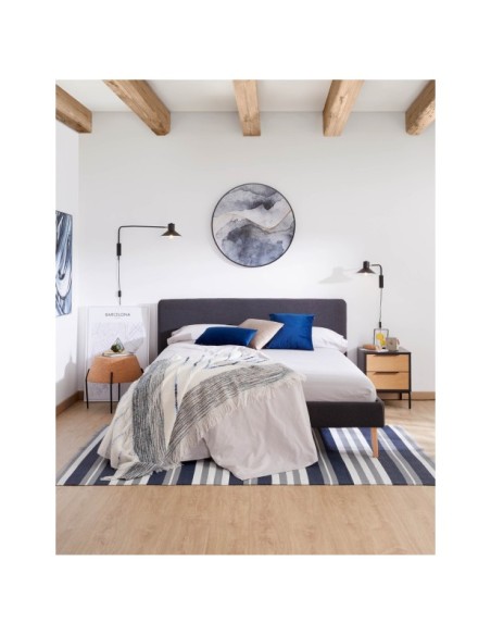 Aplique Aria de acero con acabado negro - Kave Home