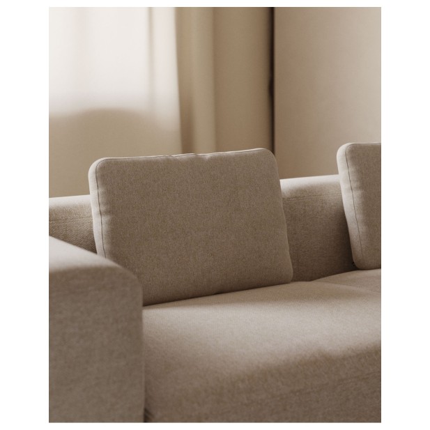 Cojín Blok de chenilla beige 40 x 60...
