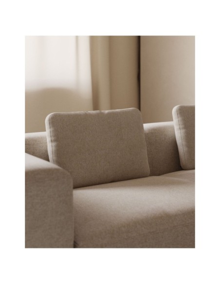Cojín Blok de chenilla beige 40 x 60 cm - Kave Home