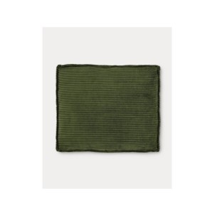 Cojín Blok de pana gruesa verde 50 x 60 cm - Kave Home