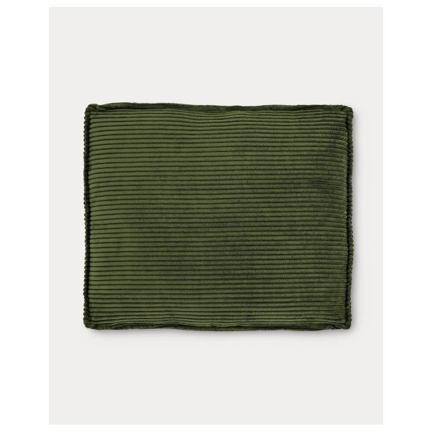 Cojín Blok de pana gruesa verde 50 x...