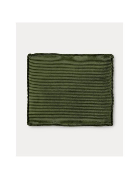 Cojín Blok de pana gruesa verde 50 x 60 cm - Kave Home
