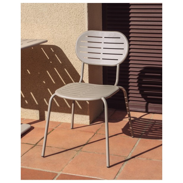 Silla apilable de exterior Brai de...