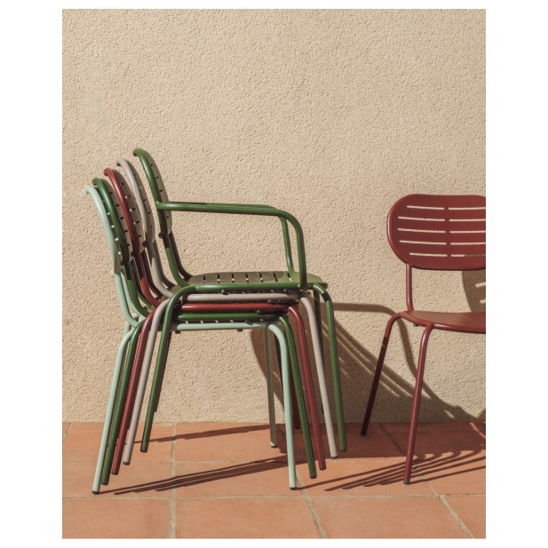 Silla apilable de exterior Brai de...