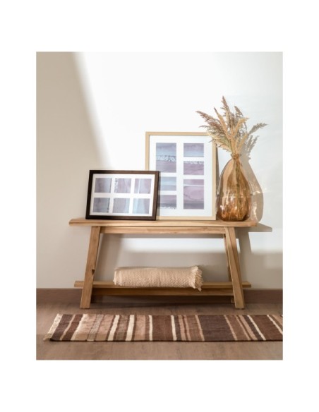Jarrón Brenna de vidrio marrón 100% reciclado 36 cm - Kave Home