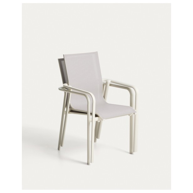 Silla apilable de exterior Canea de...