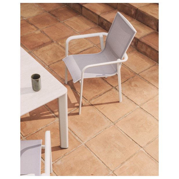Silla apilable de exterior Canea de...