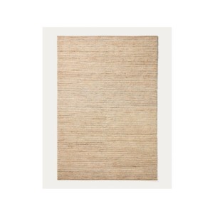 Alfombra Derule de yute y lana beige 200 x 300 cm - Kave...
