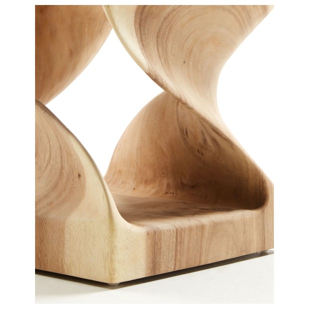 Mesa auxiliar Hakon de madera maciza...