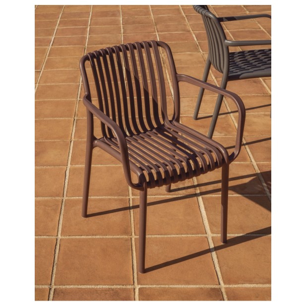 Silla apilable de exterior Isabellini...